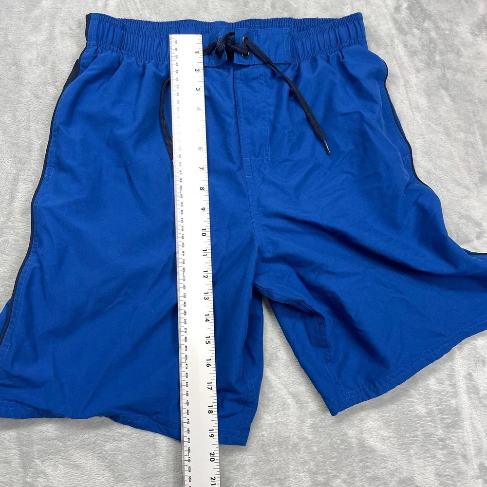 Nike Shorts Mens M Blue Mesh‎ Lined Board Swim Trunks Surf Unlimited Dri-Fit Y2K